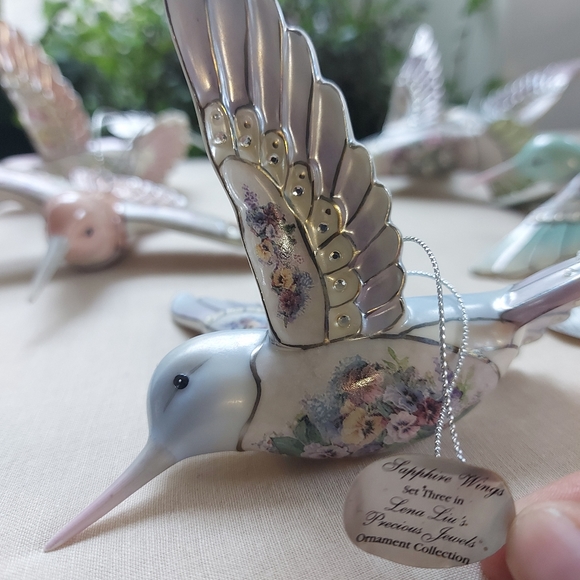 Lena Liu Precious Jewels- Bradford Exchange hummingbirds - Picture 4 of 16
